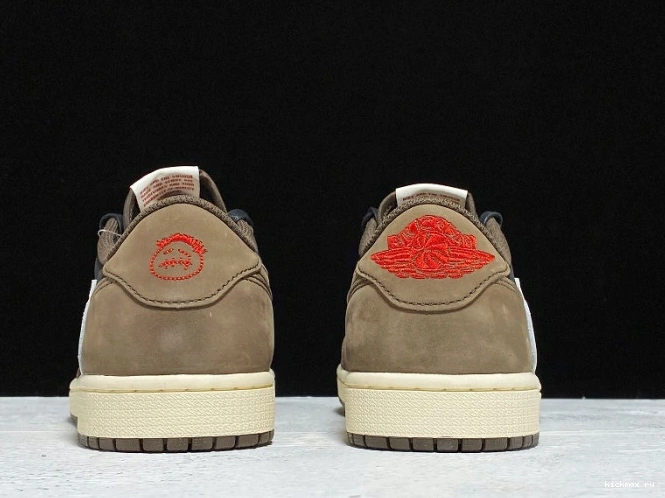 Cheap MAX 1 Low Air Mocha SP Dark Travis OG Scott Jordan CQ4277-001 x 0816